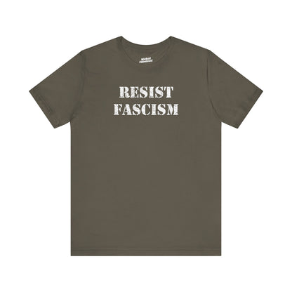 'Resist Fascism' Protest Short Sleeve Tee Shirt