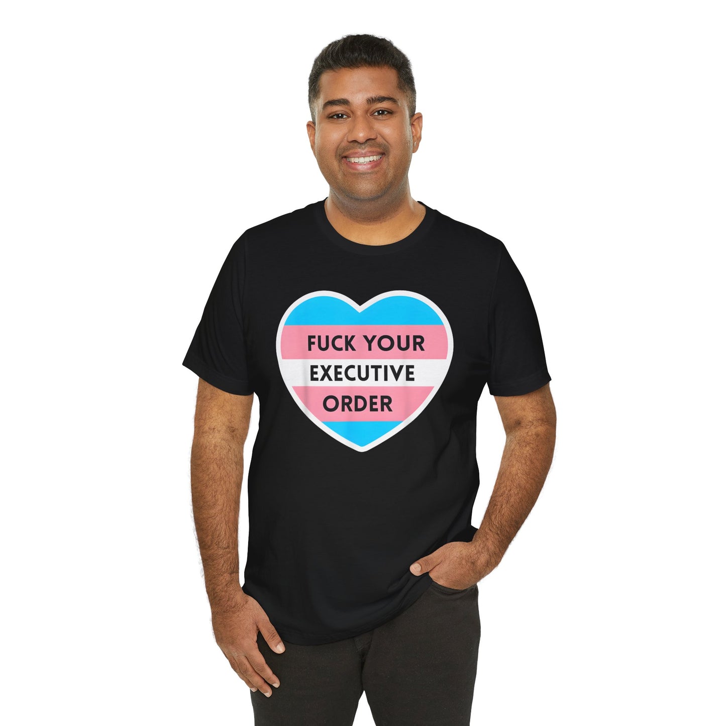 Pro Trans Pride Message Tee - Empowering Self-Expression Tee