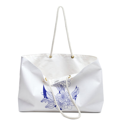 Floral Anchor Weekender Bag
