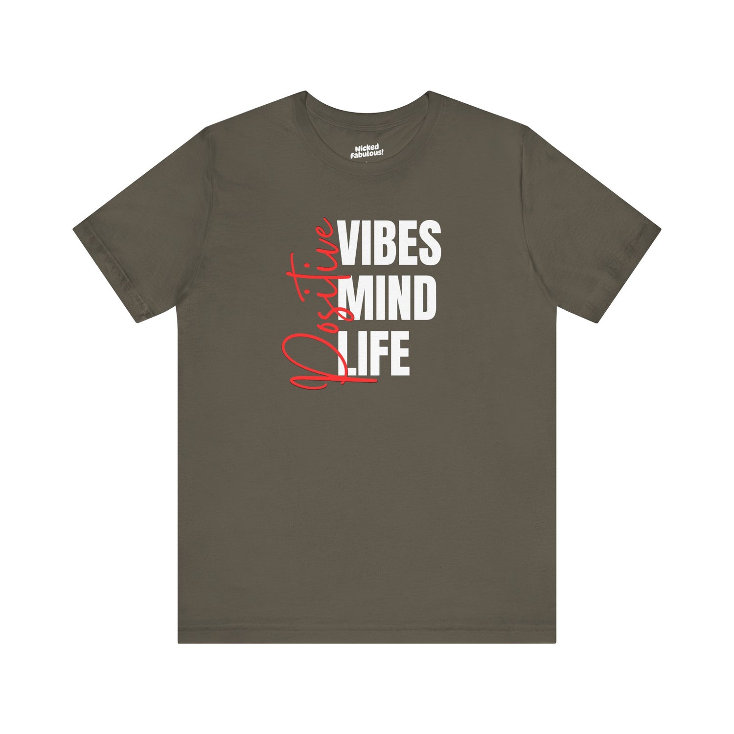 Positive Vibes Unisex Tee, Motivational T-Shirt, Inspirational Gift, Casual Wear, Everyday Comfort, Unique Graphic Shirt