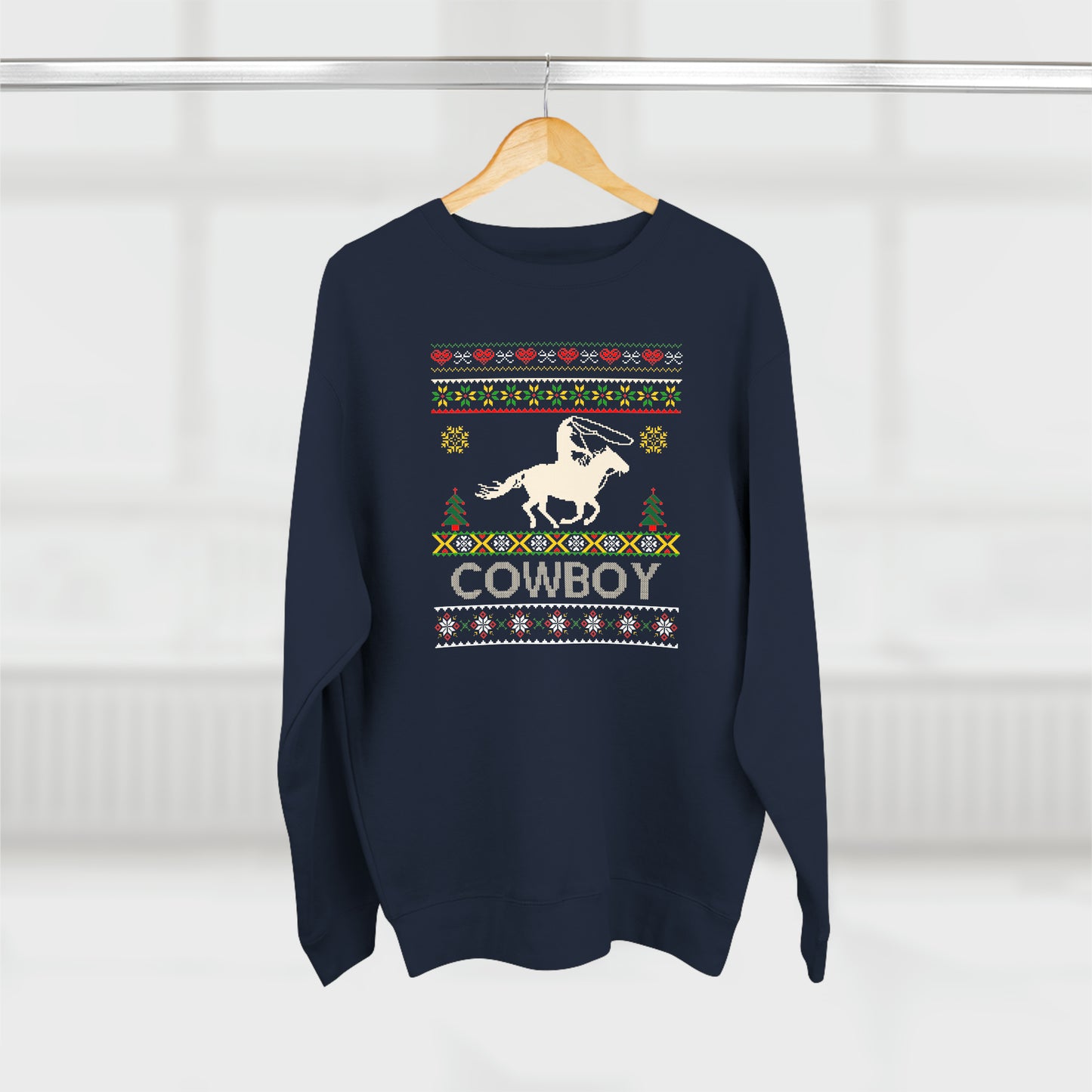 Cowboy Ugly Christmas Sweatshirt