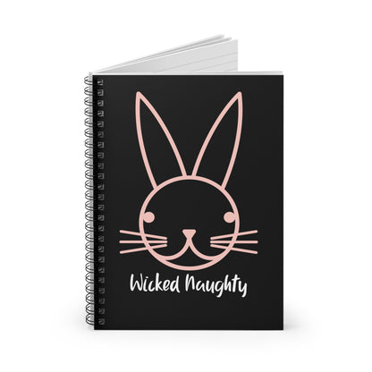 Wicked Naughty Bunny Notebook