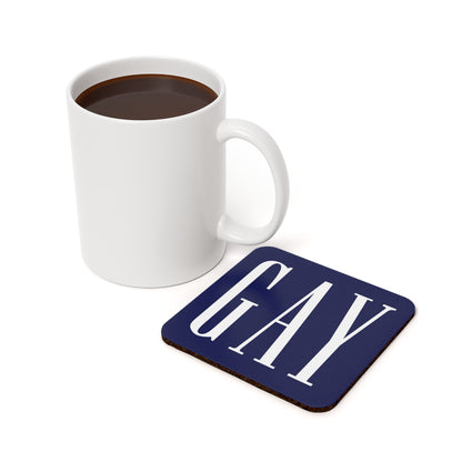 GAY - Cork Back Coaster