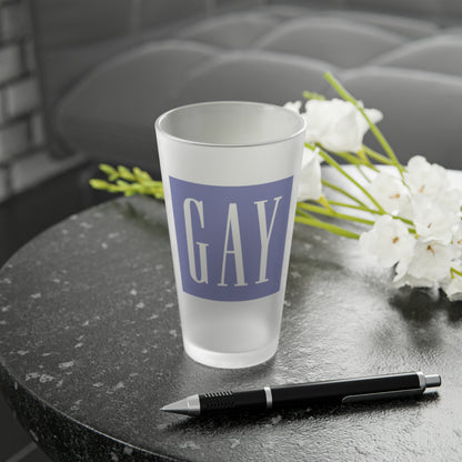 GAY Pint Glass