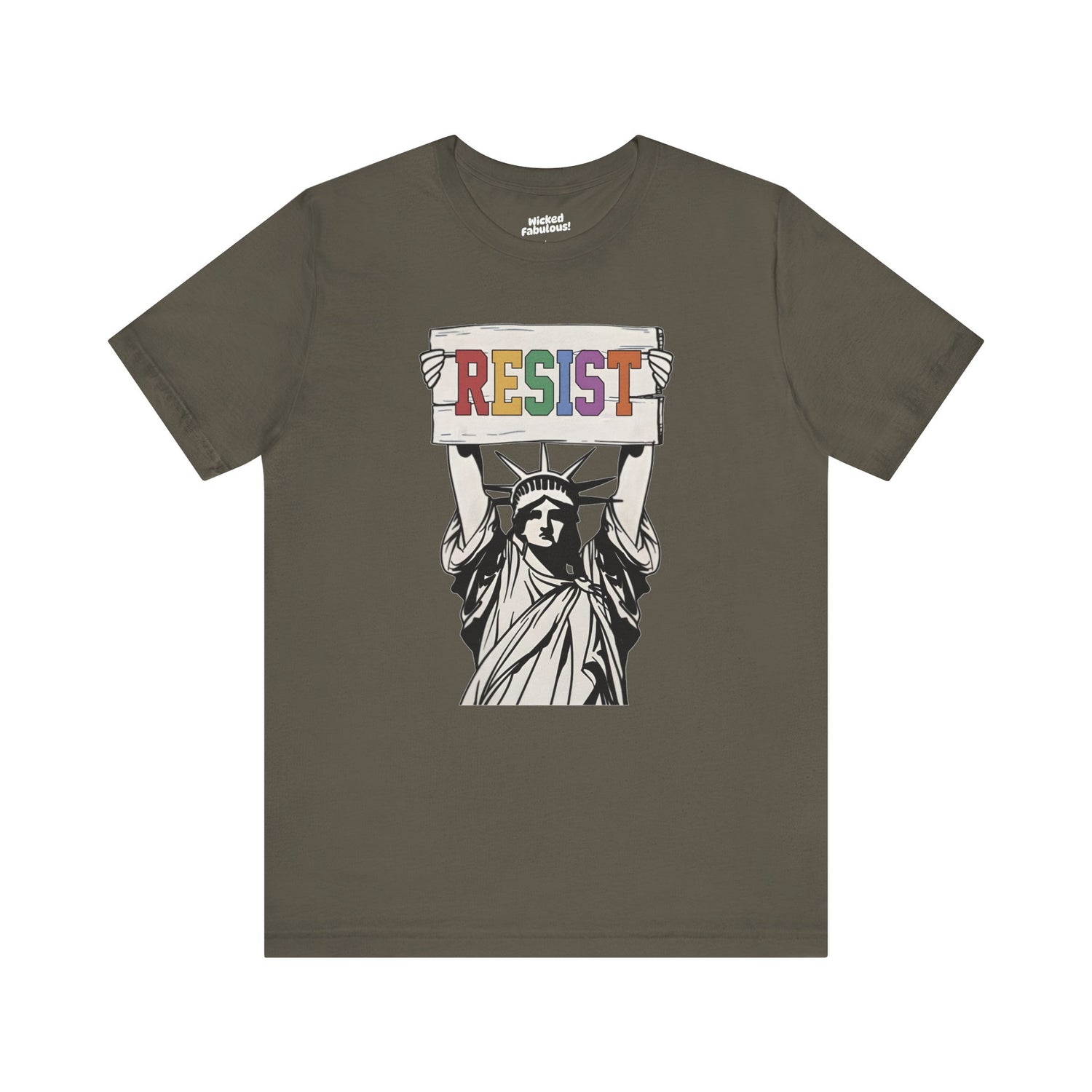 Resist Sleeve Tee - Bold Graphic Tee for Activists