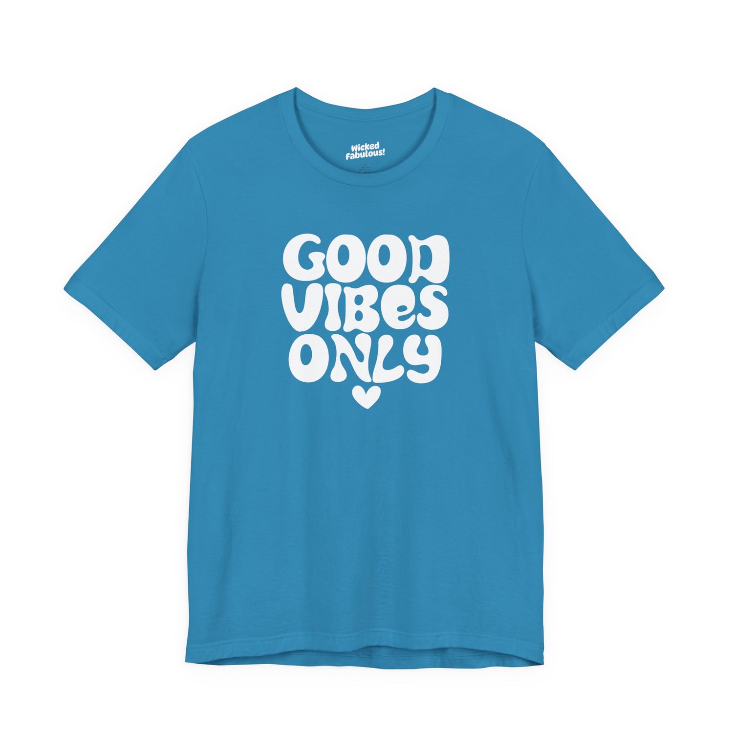 Good Vibes Only T-Shirt – Retro-Inspired Positive Energy Tee