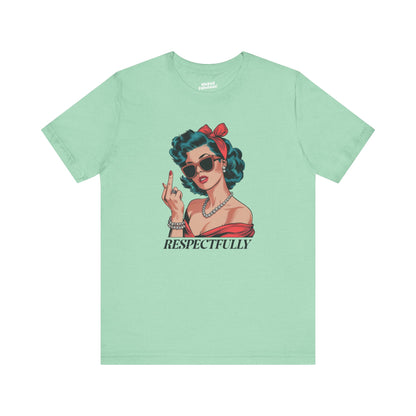 Respectfully Retro Graphic Tee - Short Sleeve T-Shirt