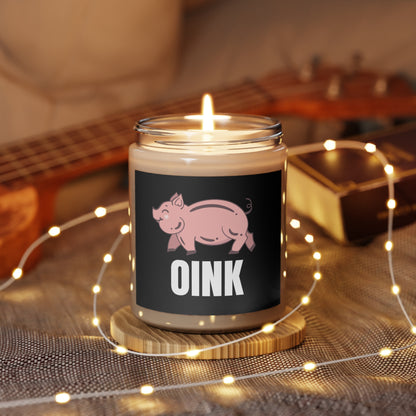 OINK Piggy Candle