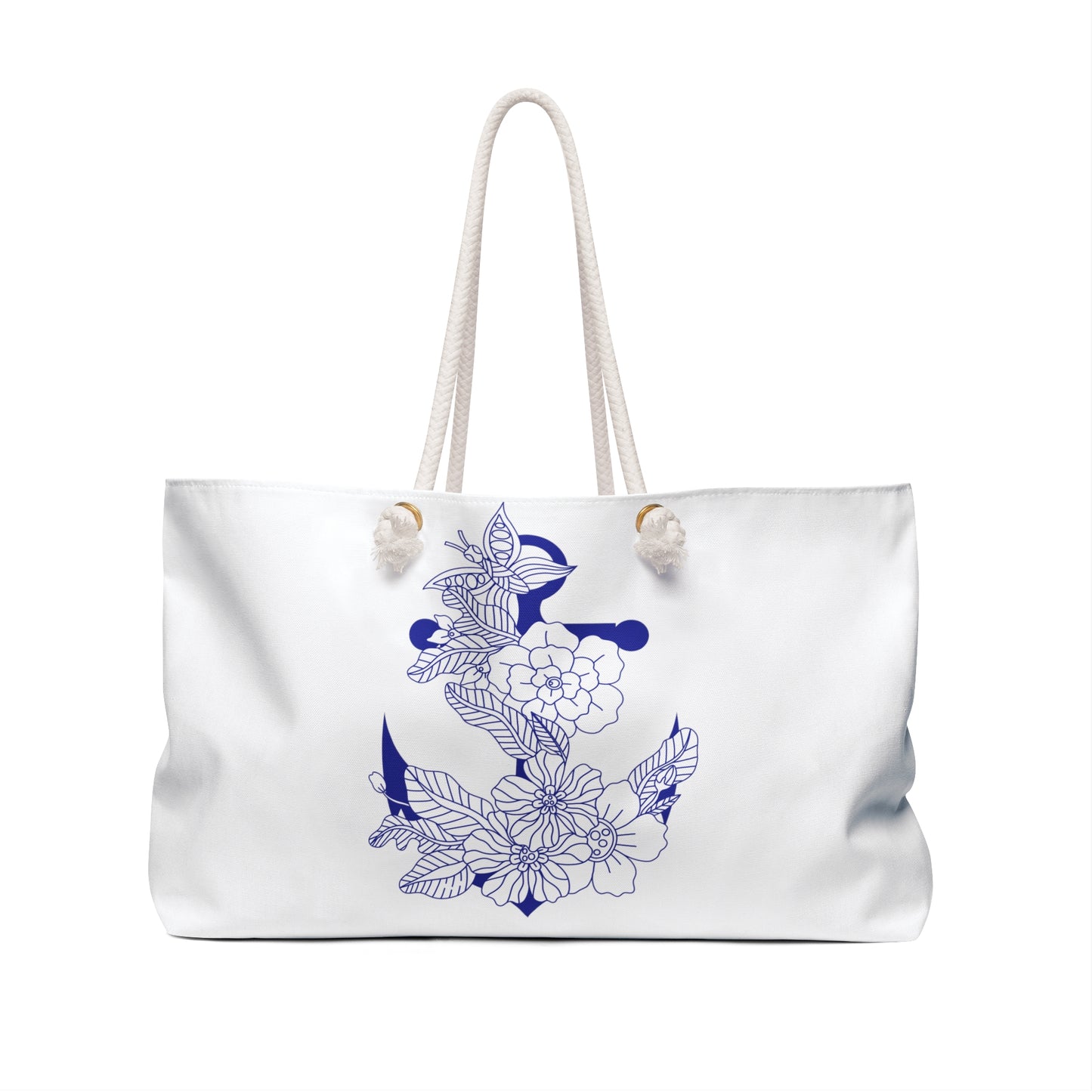 Floral Anchor Weekender Bag