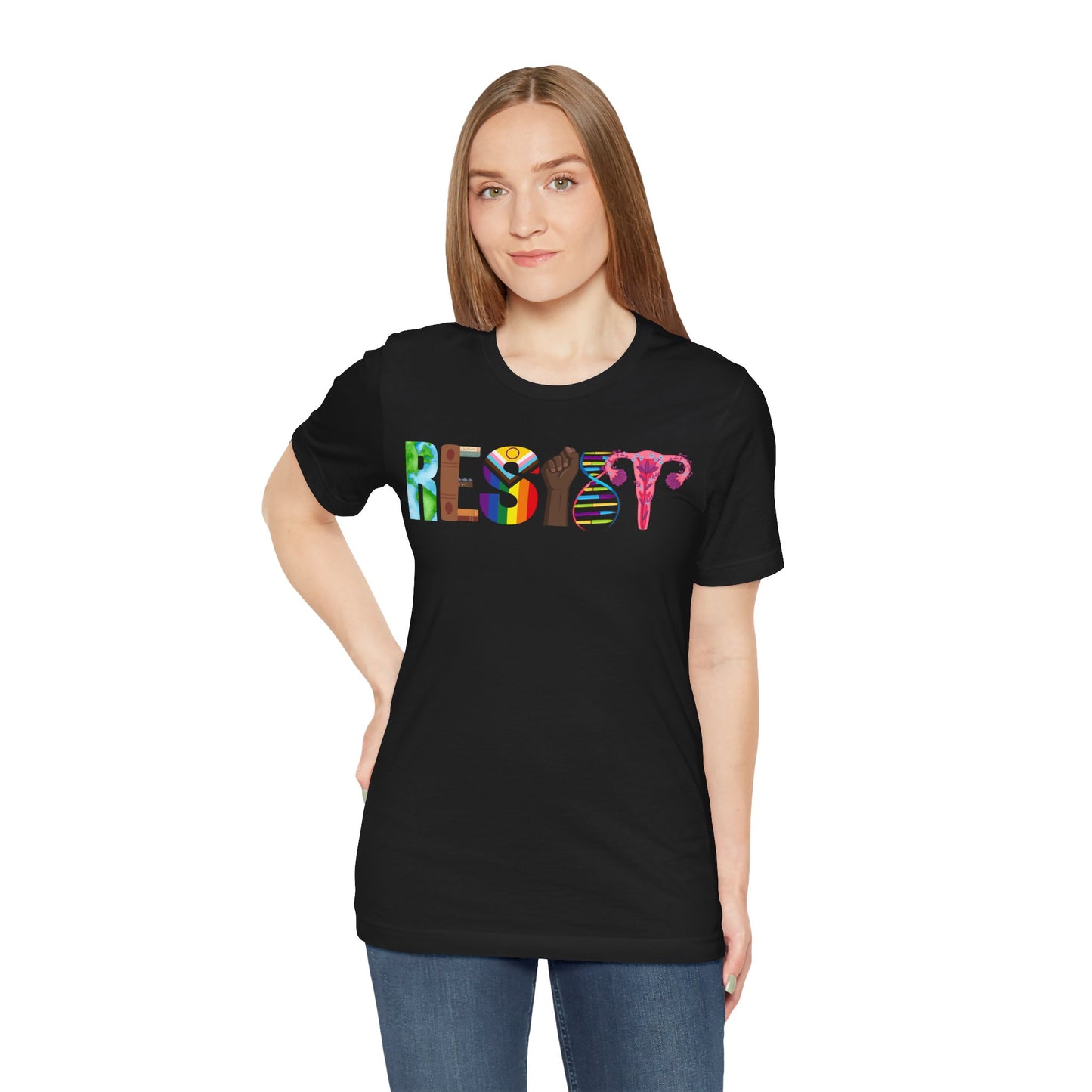 Empowerment RESIST Unisex Tee - Celebrate Diversity and Inclusion