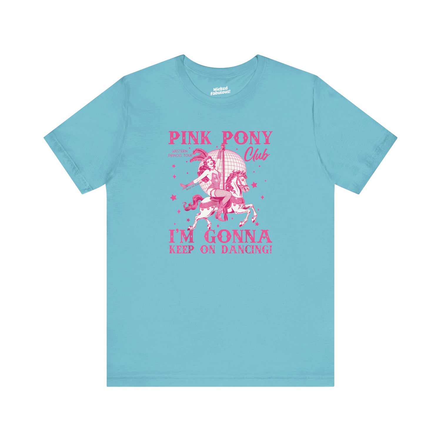 Pink Pony Club T-Shirt - Keep on Dancing Graphic Tee for Party Lovers