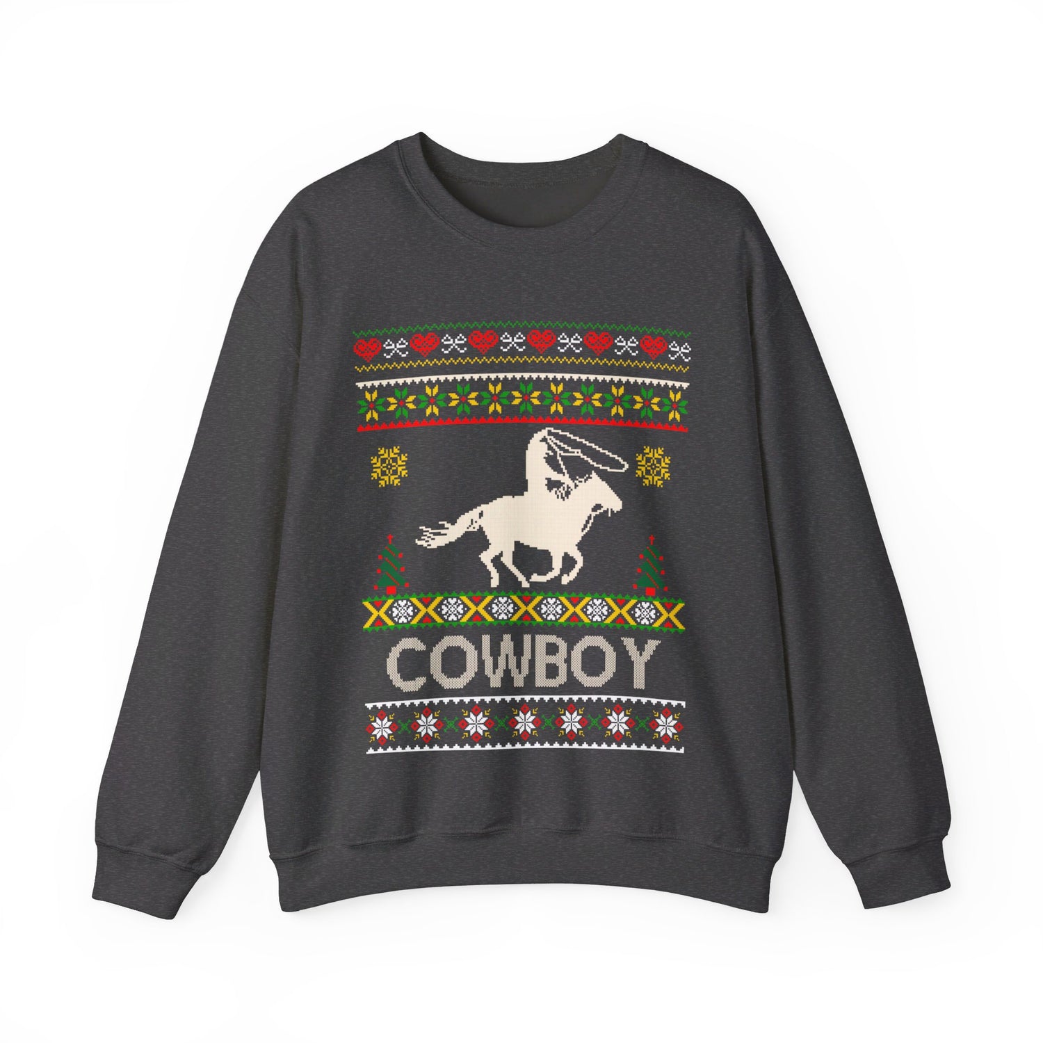 Cowboy Ugly Christmas Sweatshirt