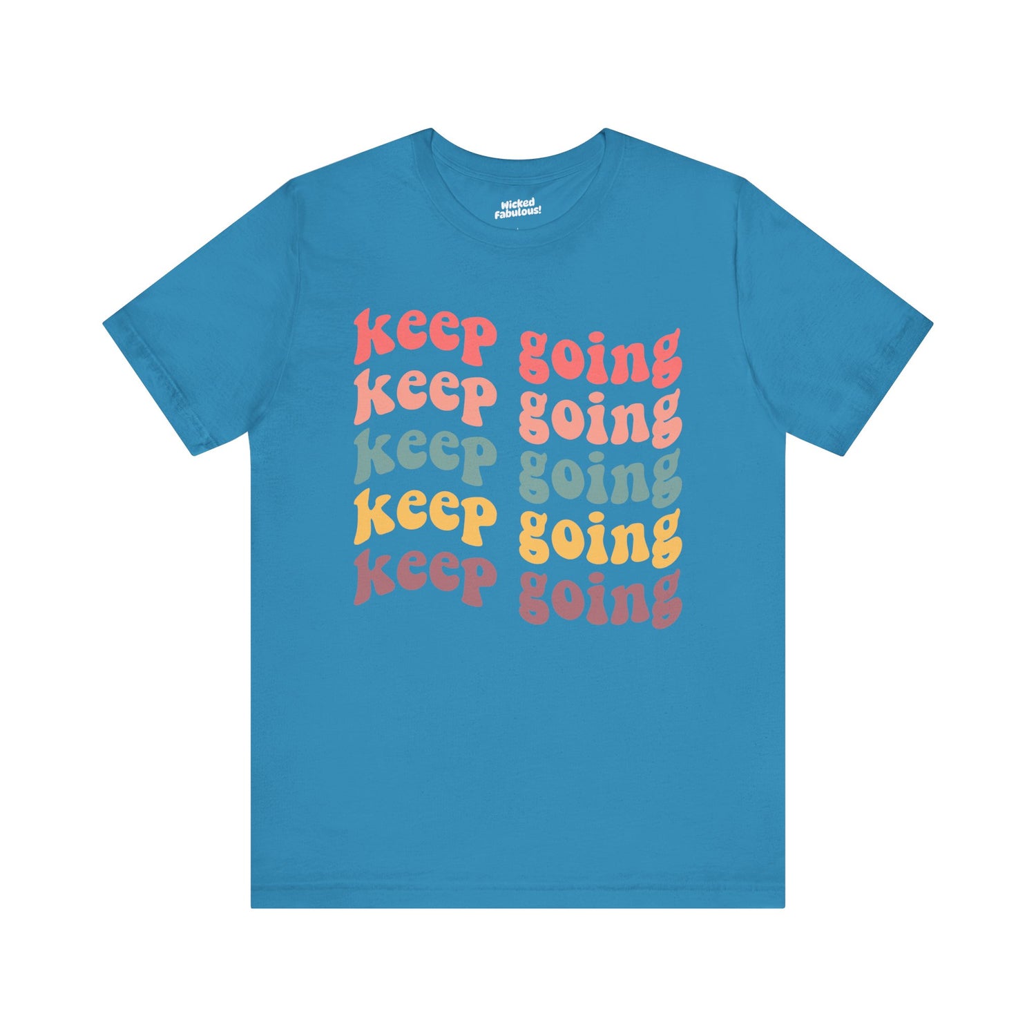 Keep Going Retro-Inspired Motivational T-Shirt – Unisex Fit