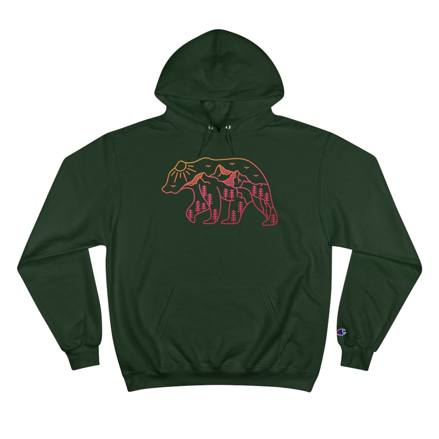 The Adventurous Bear Champion Hoodie