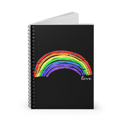 LGBTQ Love Rainbow Notebook