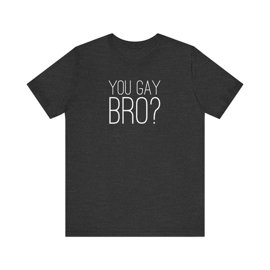 You Gay Bro?