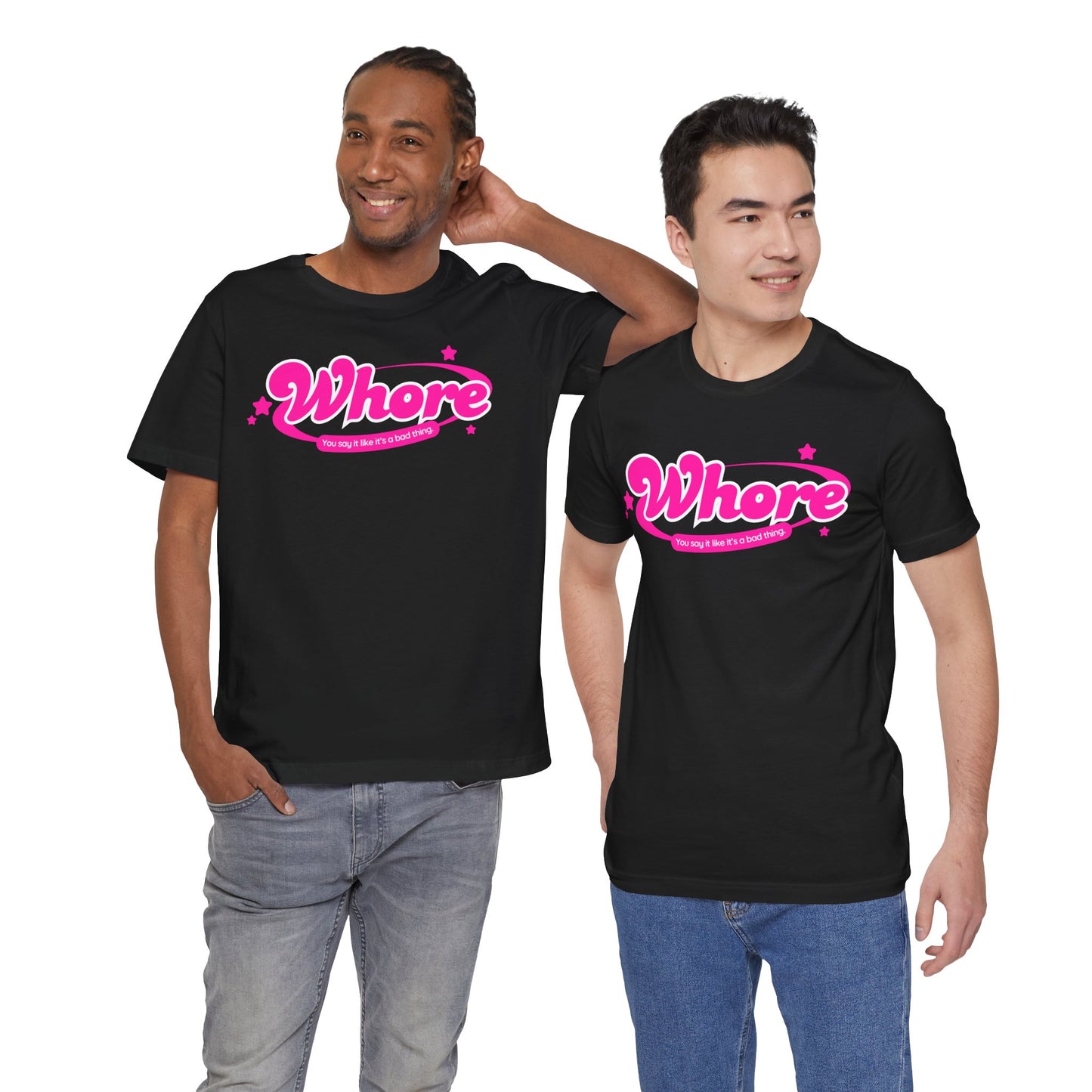Funny Graphic Tee - "Whore" Statement Shirt for Bold Style
