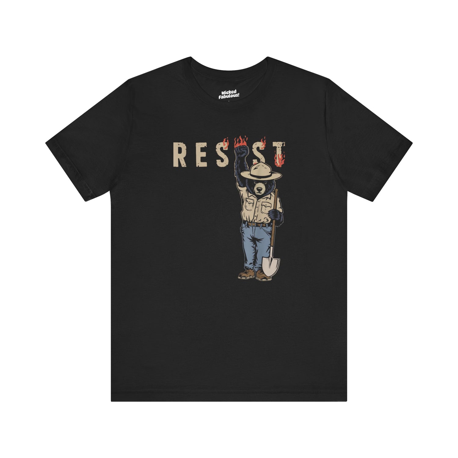 Resist Graphic Unisex Jersey Tee - Bold Statement Shirt for Activists