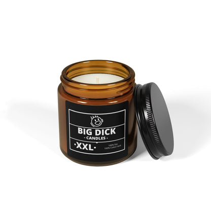 Big Dick - Scented Soy Candle (Multi-Size, Amber Jar)