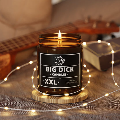 Big Dick - Scented Soy Candle (Multi-Size, Amber Jar)