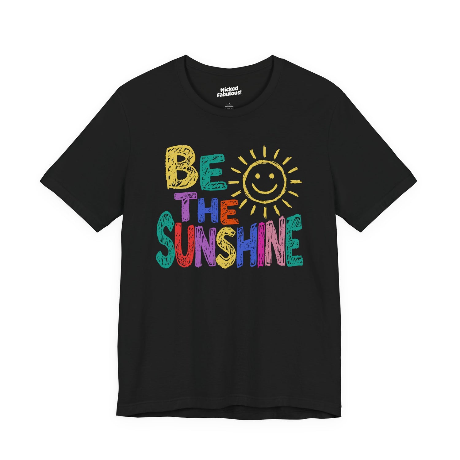 Be The Sunshine Rainbow Positivity Tee ☀️