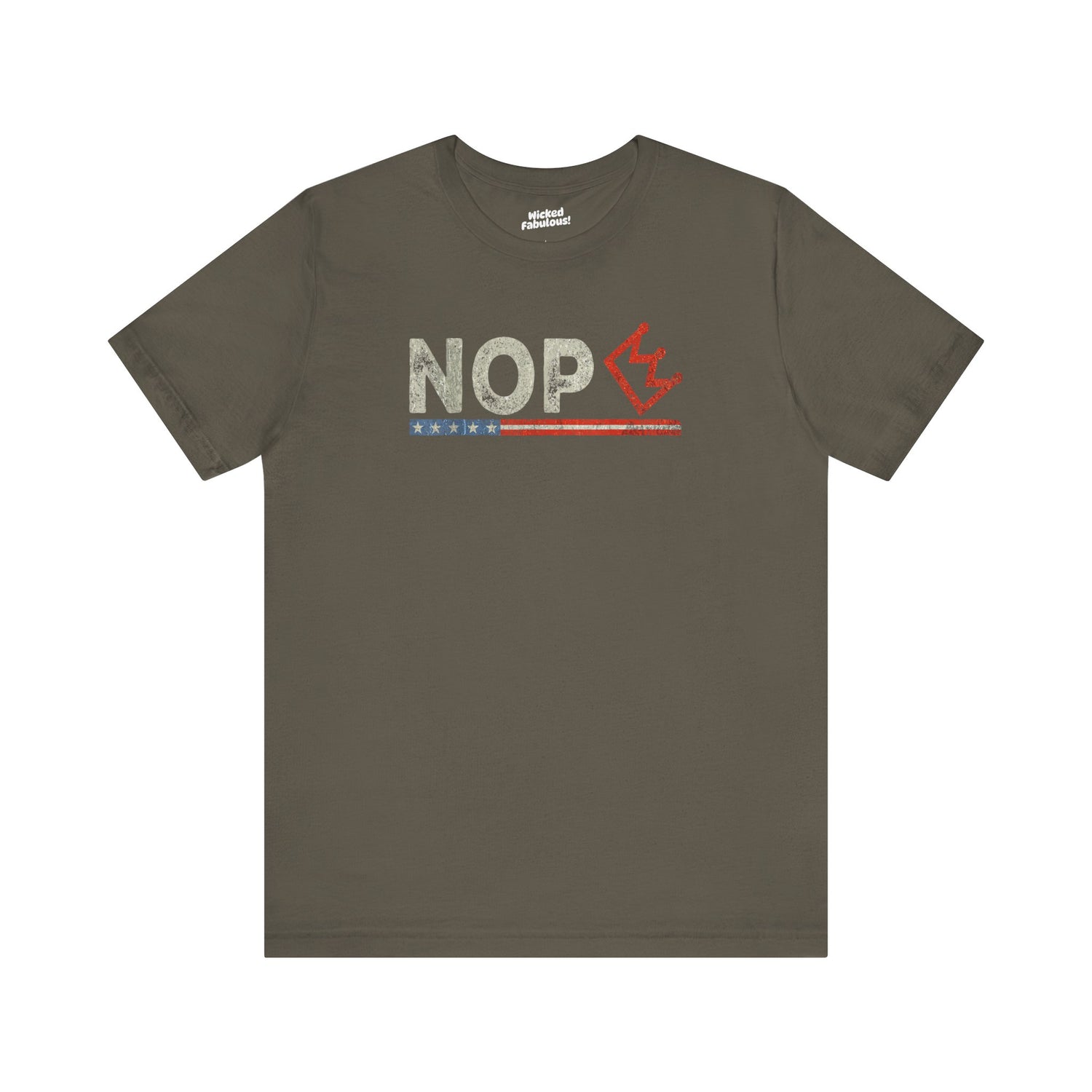 “NOPE” Crown T-Shirt – Anti-Authoritarian Statement Tee