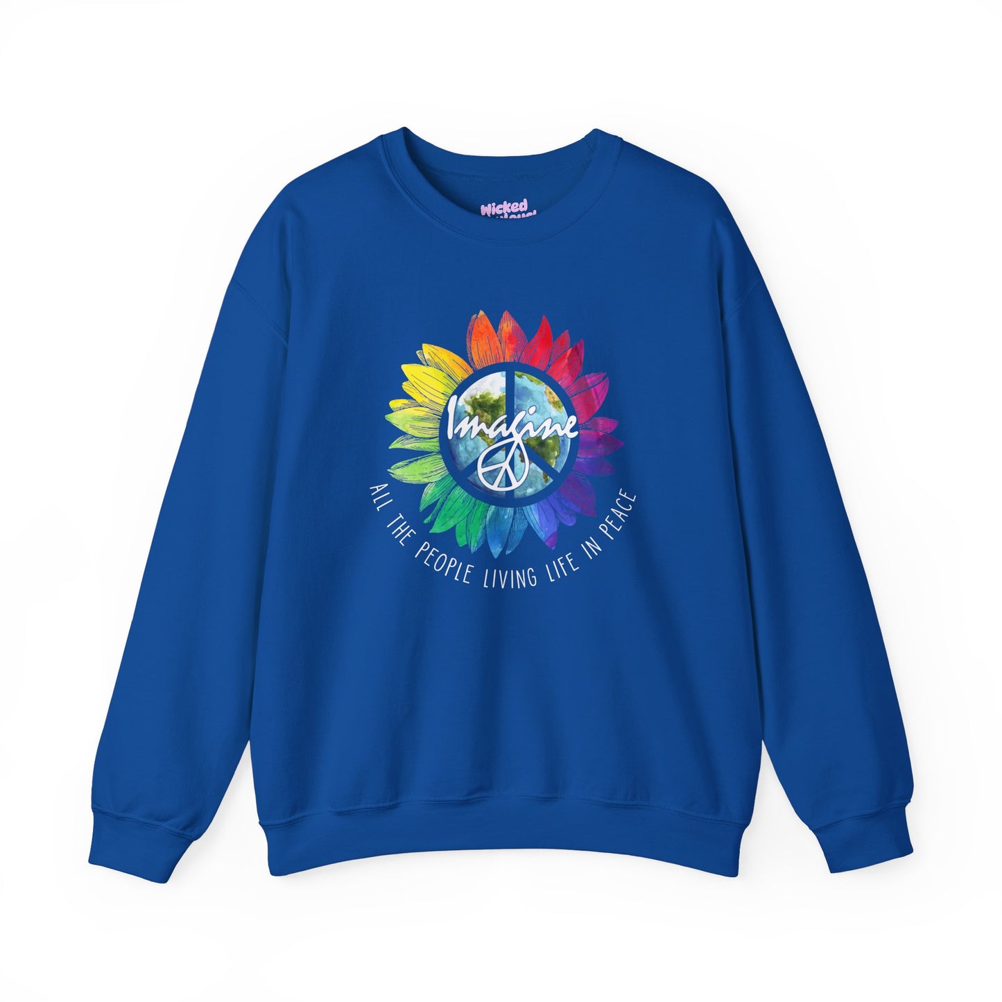 Imagine Living Life in Peace - Crewneck Sweatshirt