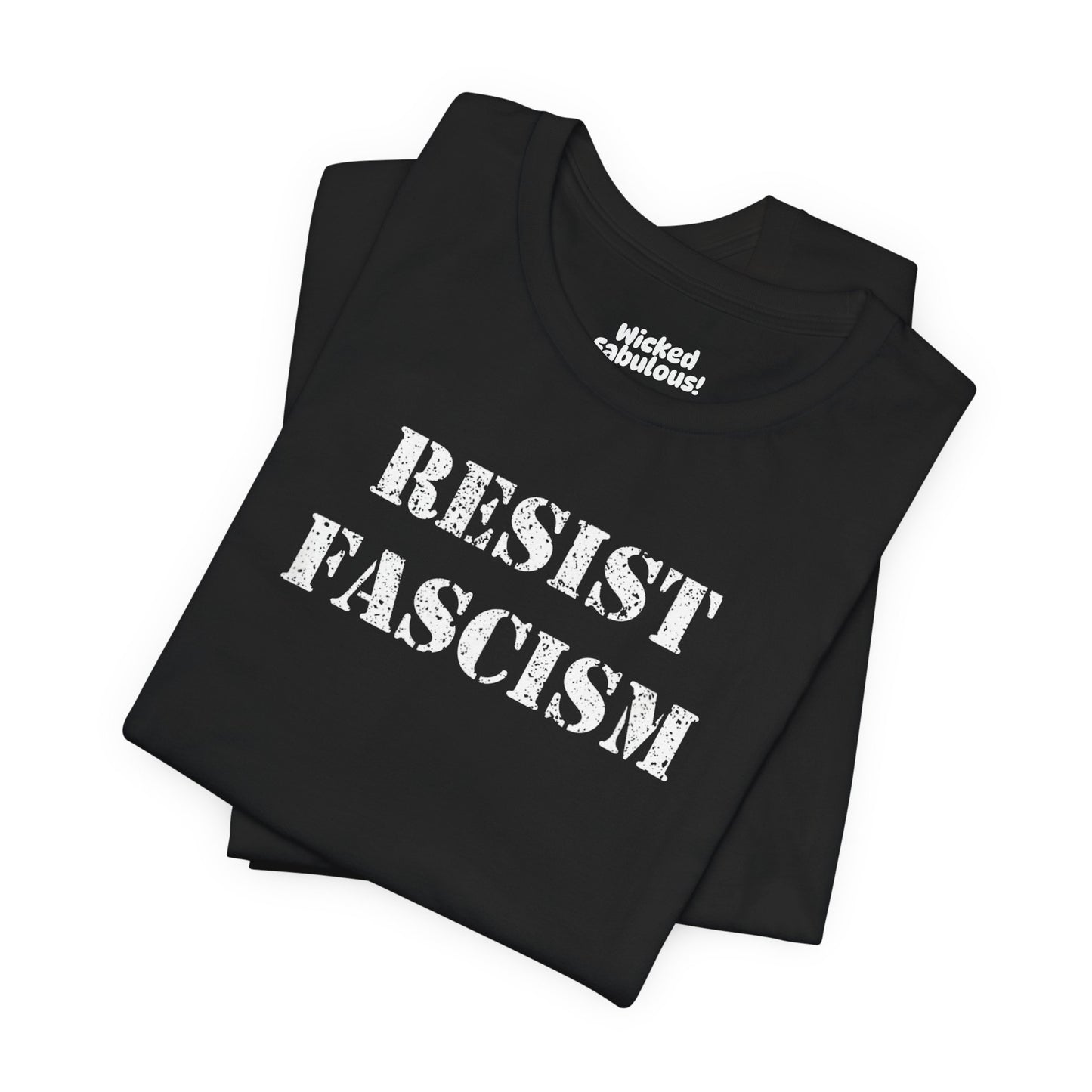 'Resist Fascism' Protest Short Sleeve Tee Shirt