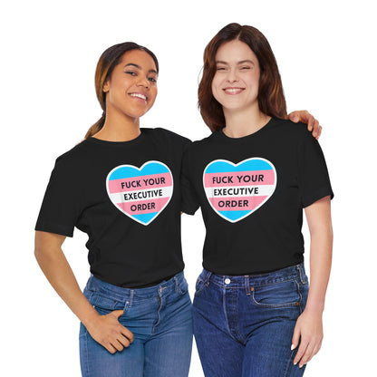 Pro Trans Pride Message Tee - Empowering Self-Expression Tee