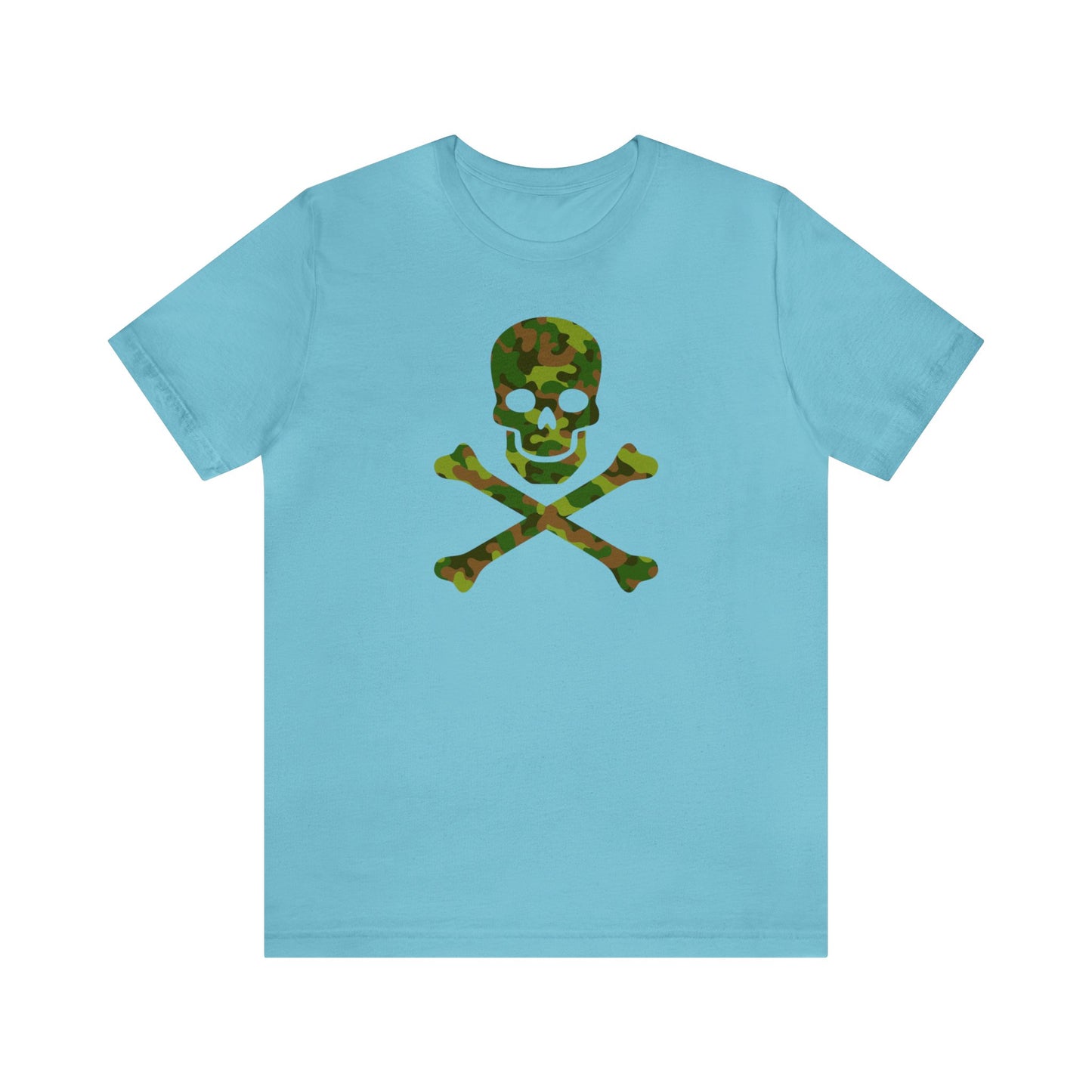 Camo Skull and Crossbones