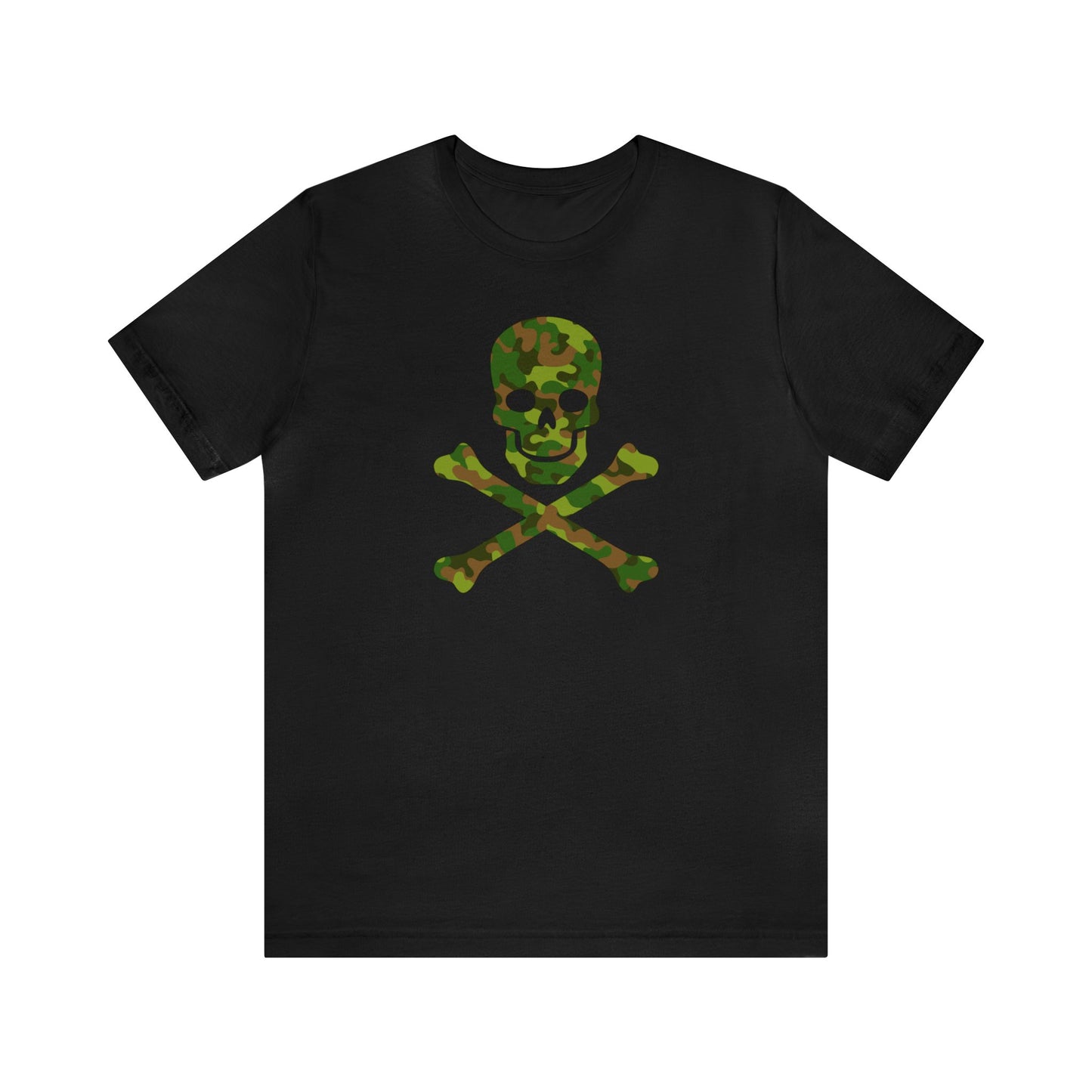 Camo Skull and Crossbones