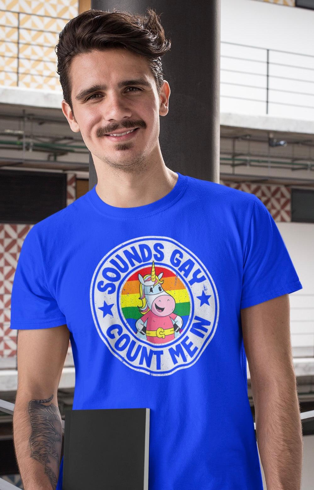 Pride Graphic Tee - "Sounds Gay, Count Me In" Unisex Jersey Short Sleeve