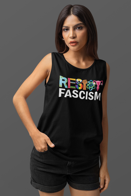 Resist Fascism Unisex Jersey Tank - Bold Protest Apparel