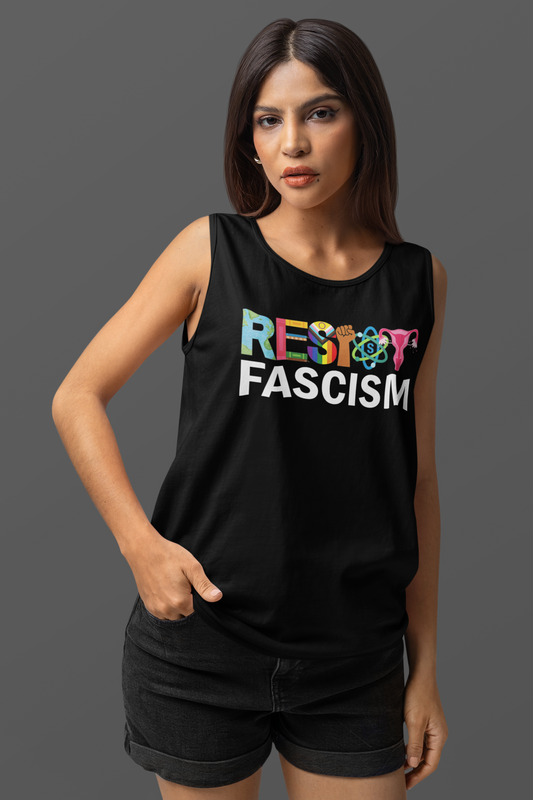 Resist Fascism Unisex Jersey Tank - Bold Protest Apparel