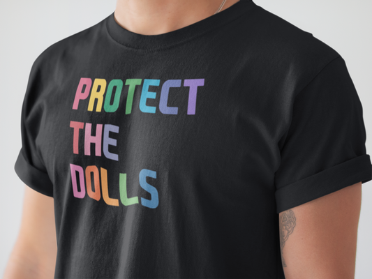 Protect the Dolls Unisex Jersey Tee – Supportive LGBTQ+ Apparel