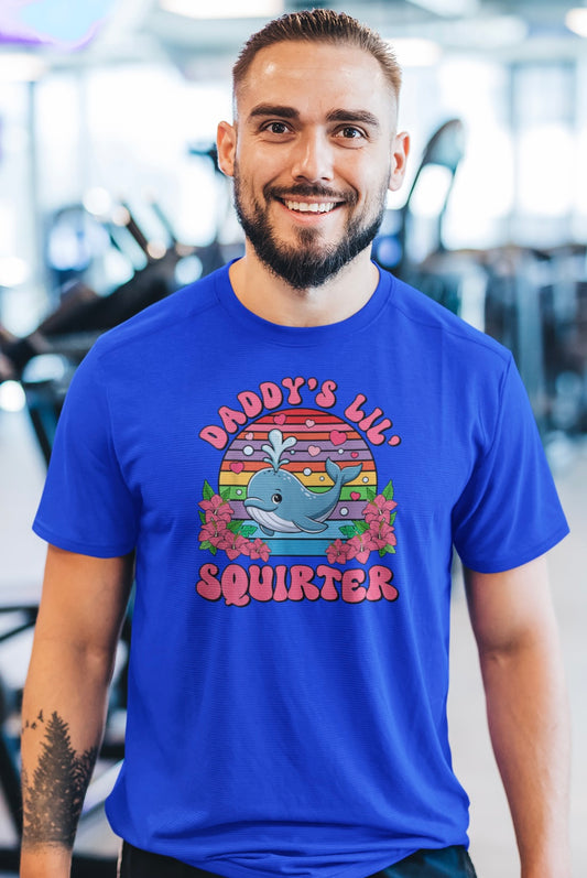Daddy's Lil Squirter Unisex Jersey Tee - Fun Graphic T-Shirt