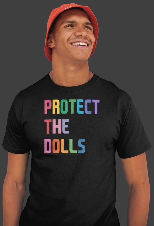 Protect the Dolls Unisex Jersey Tee – Supportive LGBTQ+ Apparel