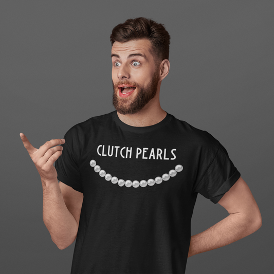Clutch Pearls Graphic Unisex Jersey Tee - Perfect for Fashion Lovers