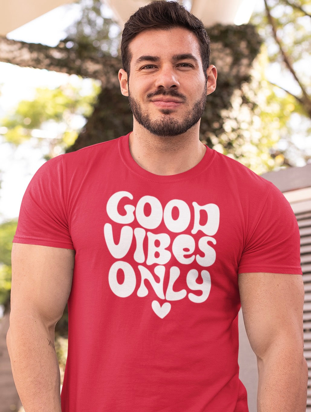 Good Vibes Only T-Shirt – Retro-Inspired Positive Energy Tee
