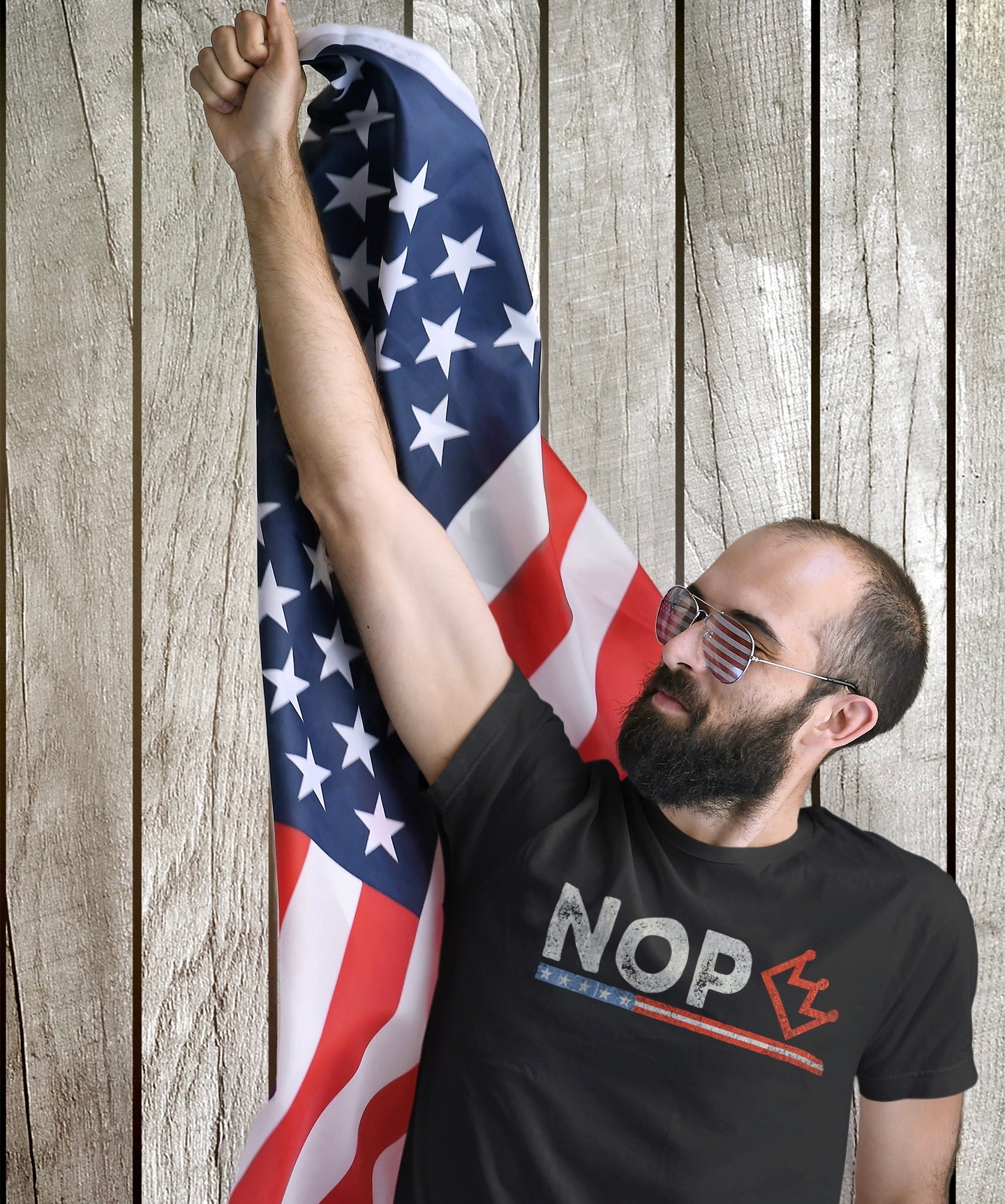 “NOPE” Crown T-Shirt – Anti-Authoritarian Statement Tee