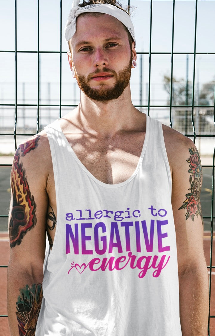 Allergic to Negative Energy Tank – Zen Sass in Sleeveless Style
