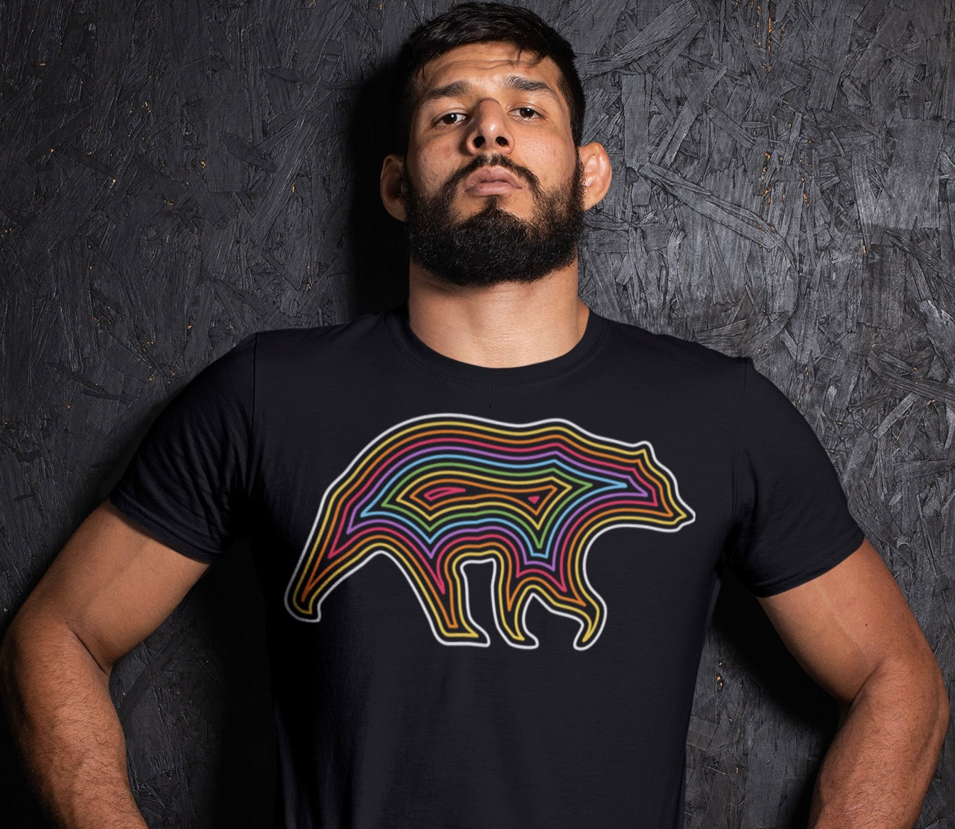 Celebrate Pride with Bold Bear Energy – Rainbow Bear Gay Pride T-Shirt