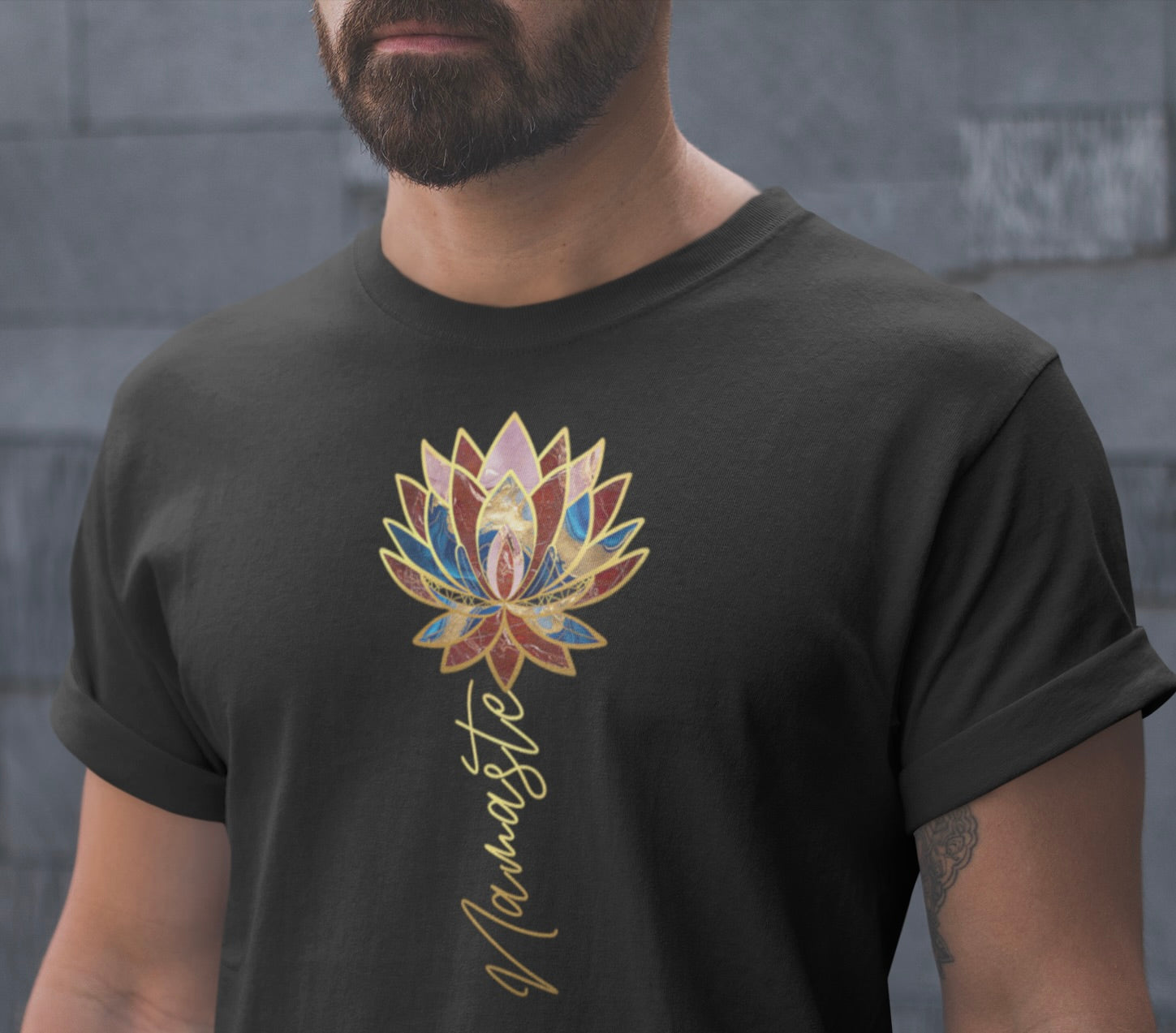Lotus Vibes Namaste Tee