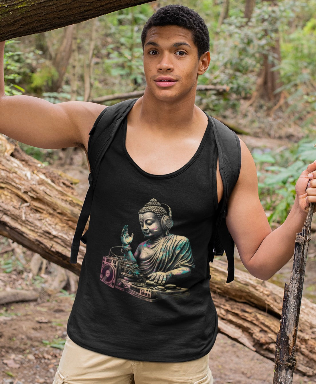 DJ Buddha Unisex Tank – Enlightenment with a Beat 🎧🧘‍♂️🎶