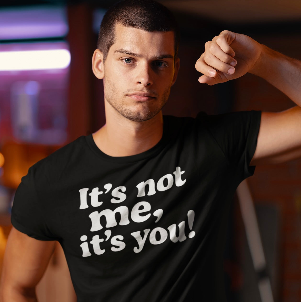 It's Not Me, It's You! Unisex Jersey Tee - Funny Casual T-Shirt for Friends, Gifts, Birthdays, Everyday Wear, Humor Apparel