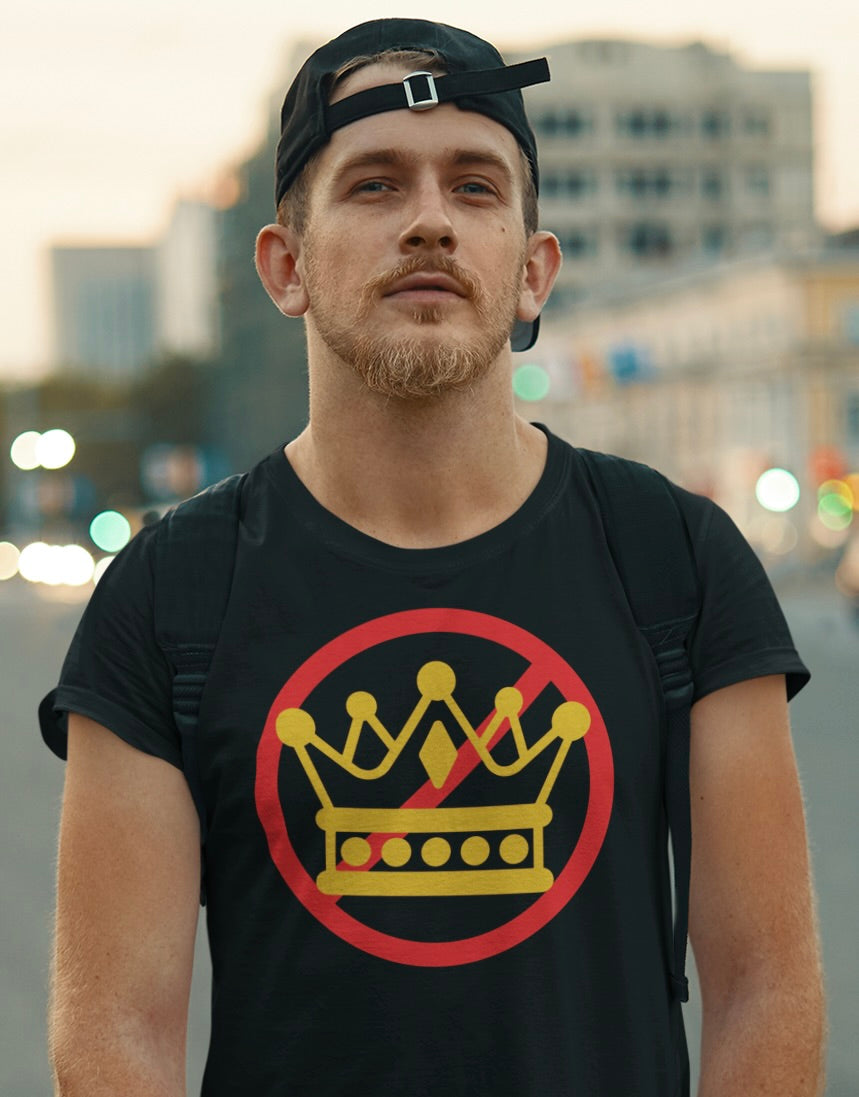 NO KINGS Graphic Protest Tee | Bold Streetwear Statement Shirt
