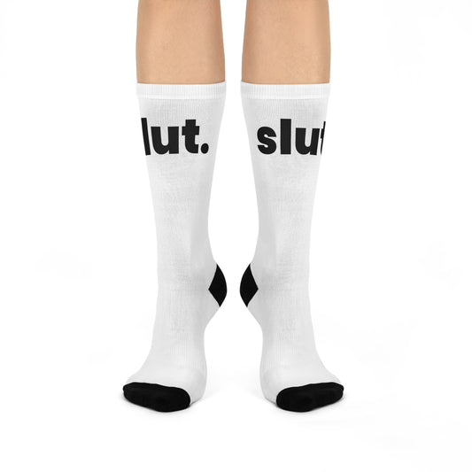 slut - Cushioned Crew Socks