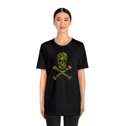 Camo Skull and Crossbones