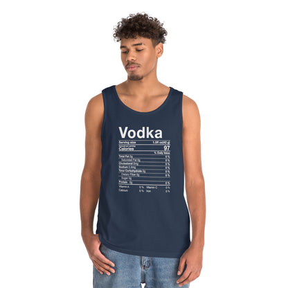 Vodka Nutritional Label