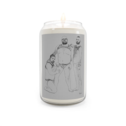 Bear Throuple Candle